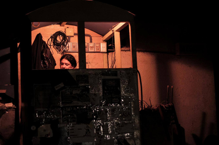 Caseta de sonido (foto por Cristian Muñoz)